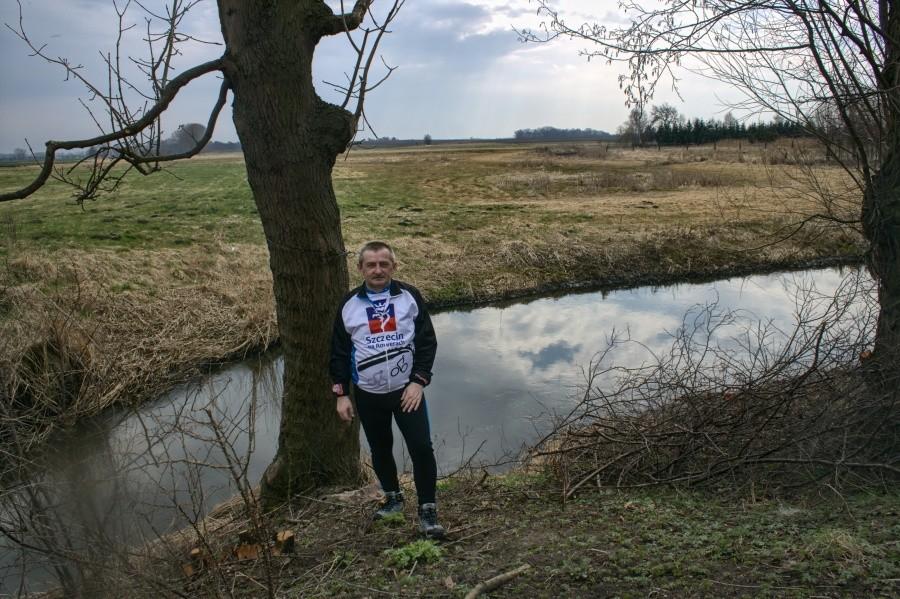 Nad Małą Iną w okolicy Kurcewa