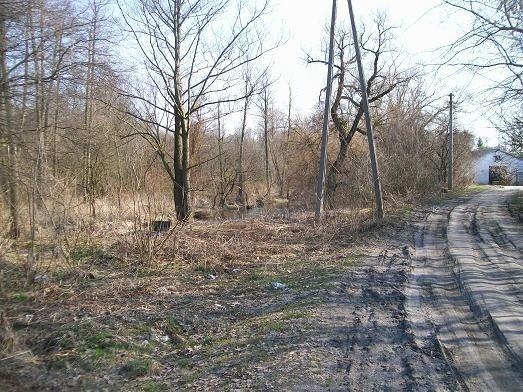 Tak wygląda fragment Mazurskiej w Piassecznie. Po lewej mozna dostrzec Jeziorkę