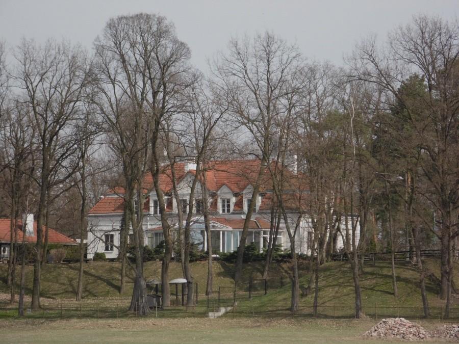 Pałacyk brazylijski, widok od strony Wisły