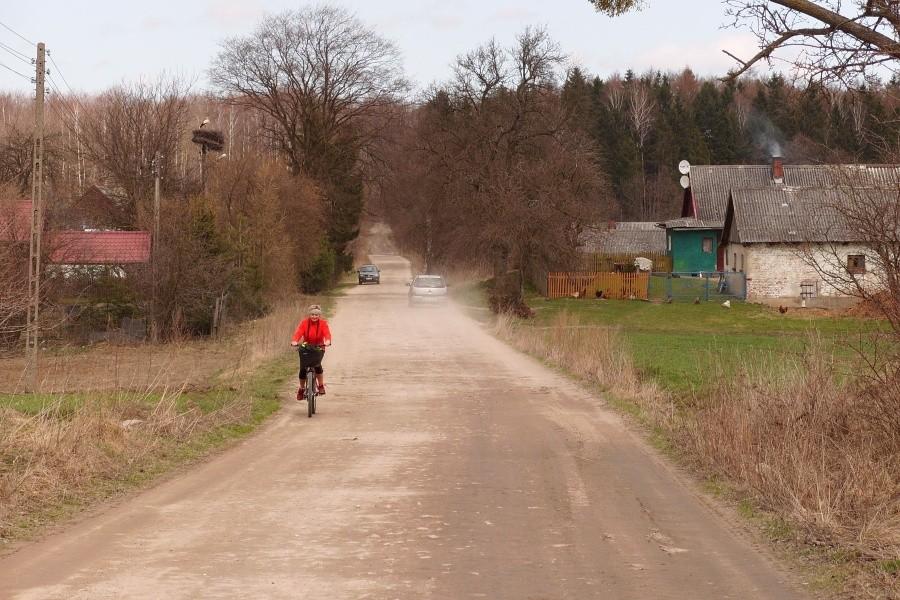 Bogusia w trasie, fajny widoczek…..