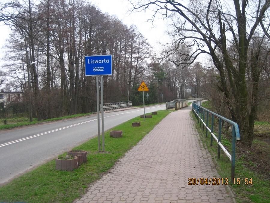 most nad Liswartą w Boronowie