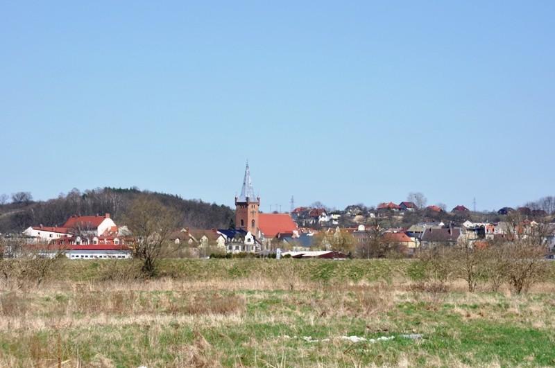 Widok na Czarnków od strony Noteci