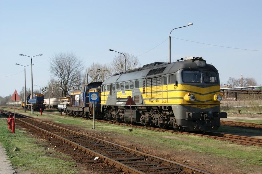 Gagarin(M62)-1077 KolTar-u na bocznicy CTL-u w Bierawie