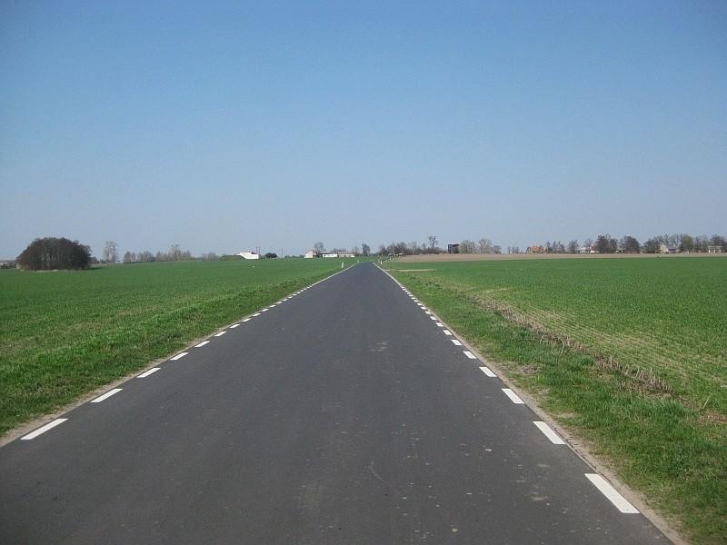 płaski, równy jak stół asfalt w Węglewie