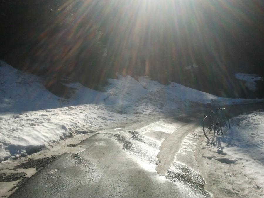 Podjazd, 1 serpentyna