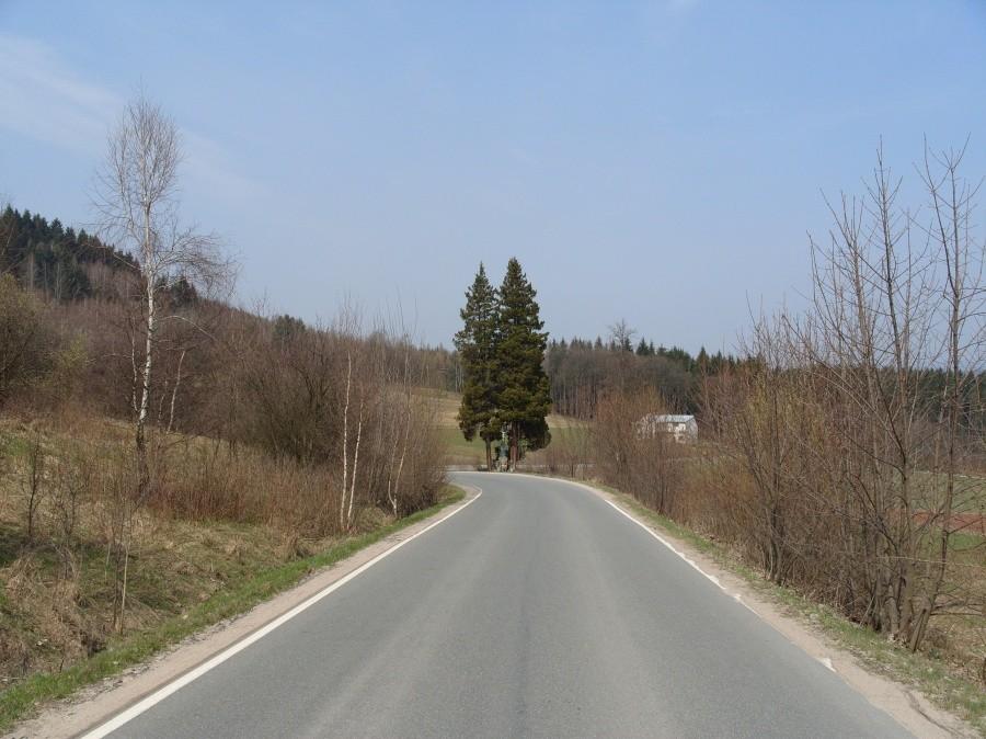 Zjazd w stronę Wambierzyc i pierwsze fotki.
