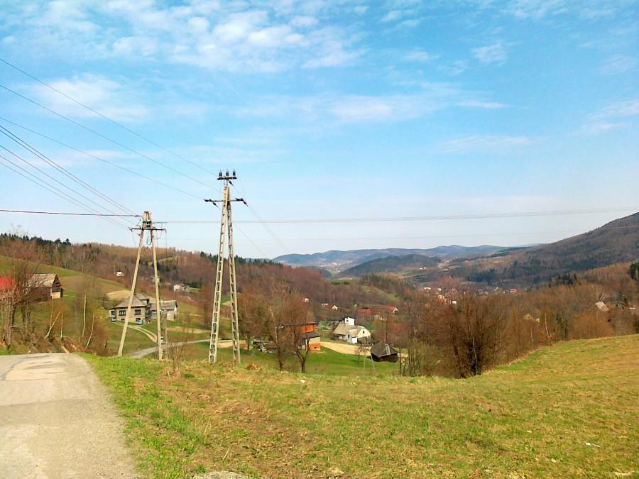 Widok z Przełęczy Beskid