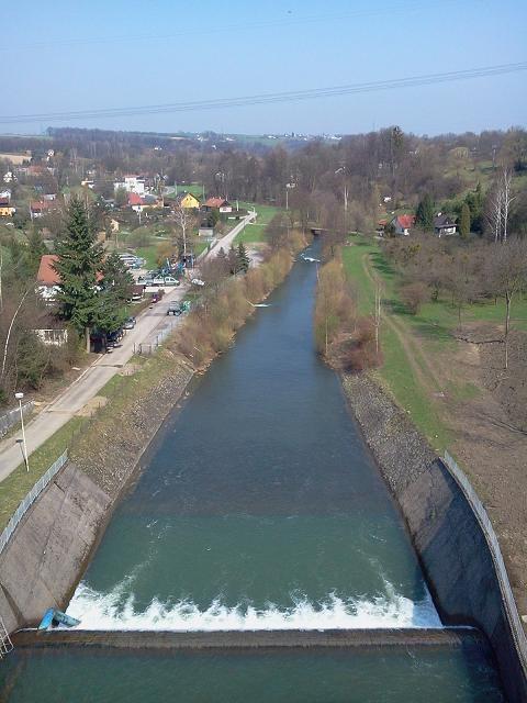 Widok z tamy w Żermanicach