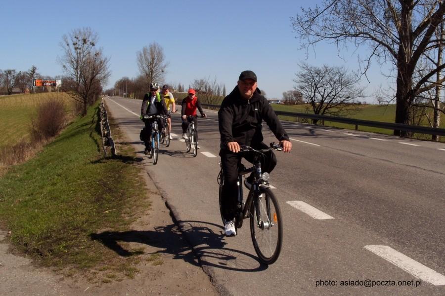 Rowerzyści w trasie