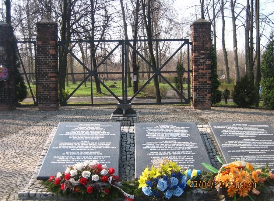 brama do obozu zagłady w Świętochłowicach