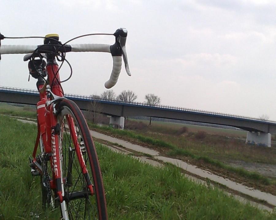 Miejscowość Olza i wiadukt nad Odrą