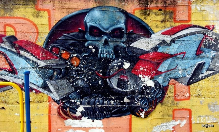 Czeladź Graffiti jam "stań pod Murem II" 2008