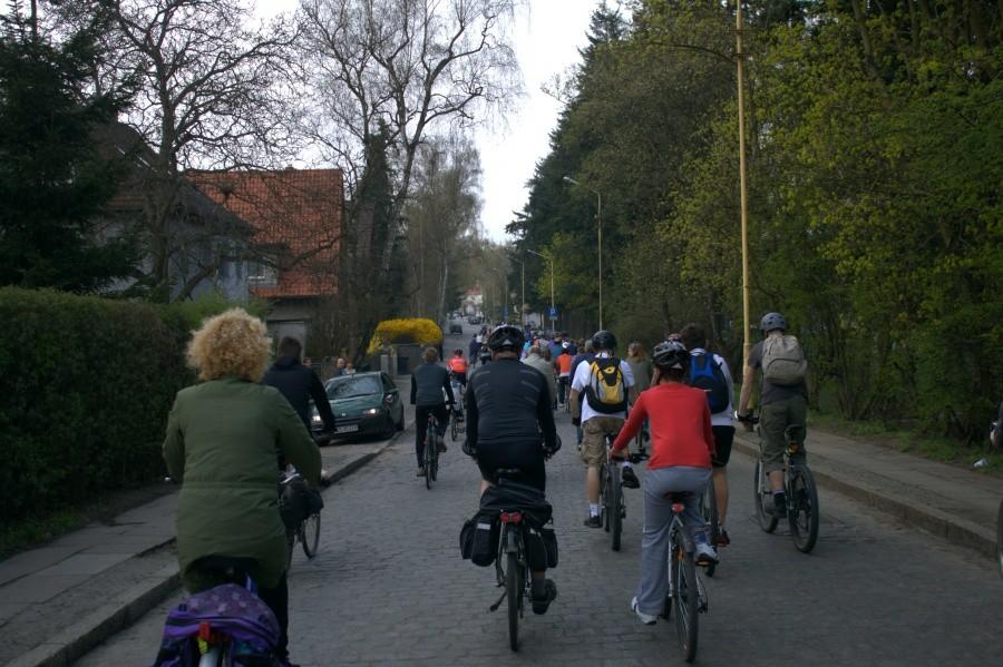 na trasie Masy Krytycznej - tym razem Pogodno