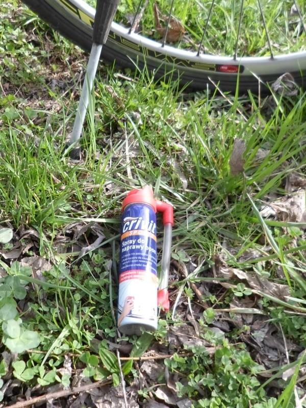Spray do naprawy opon, którego nie umiałem użyć