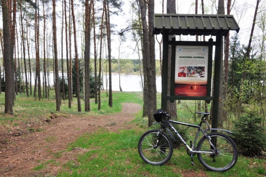 Cel osiągnięty - w tyle Jezioro Białe