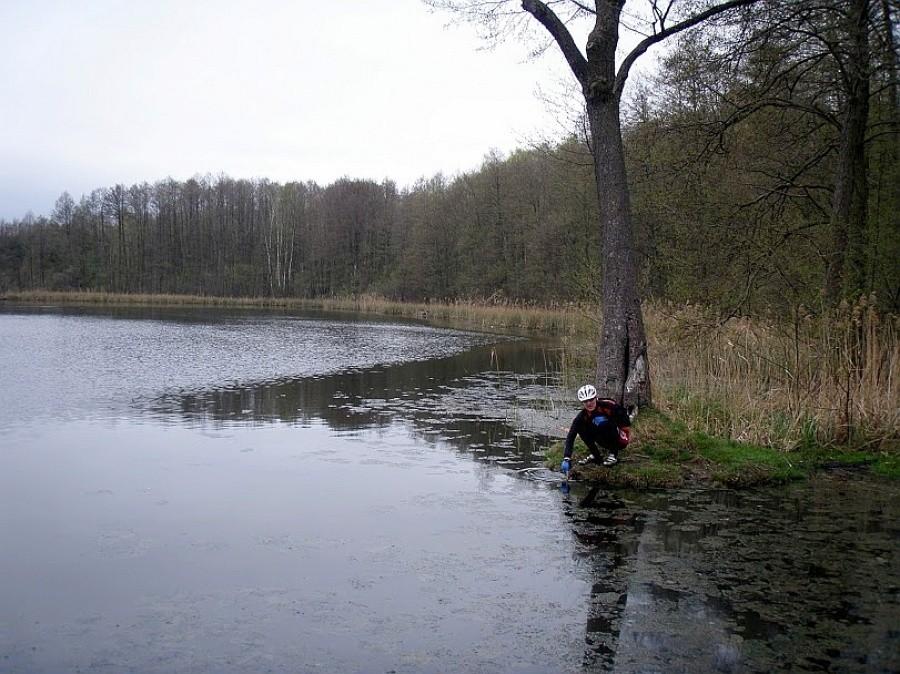 Jezioro Borowie - dziś z wodą byłem bardziej ostrożny niż wczoraj :-)))