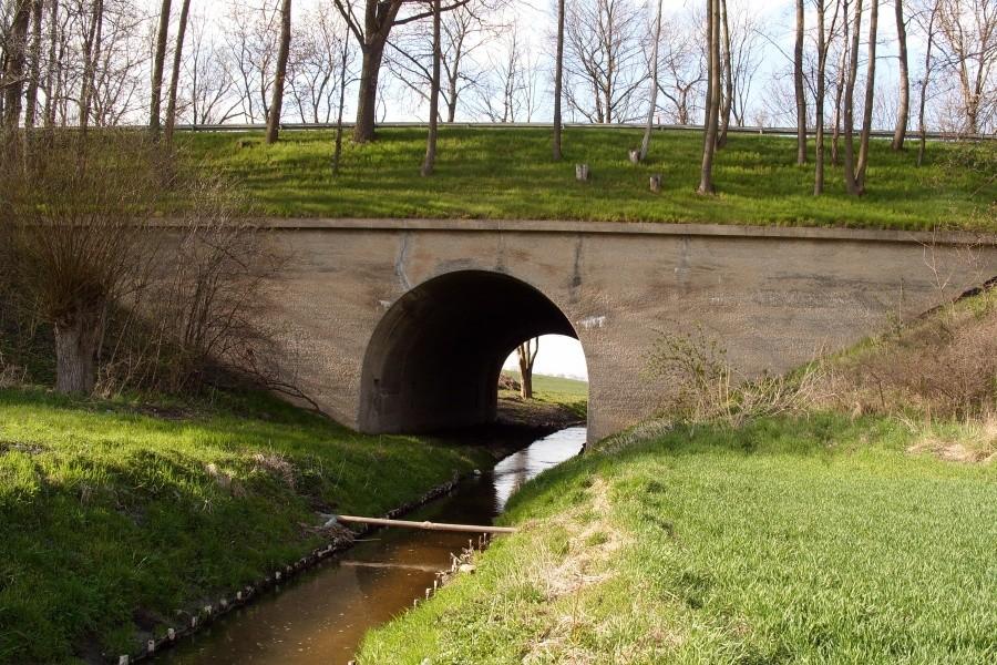 Most nad rzeczką Drybok, budowany przez Niemców nad nim jest trasa nr 22 -popularna "Berlinka"