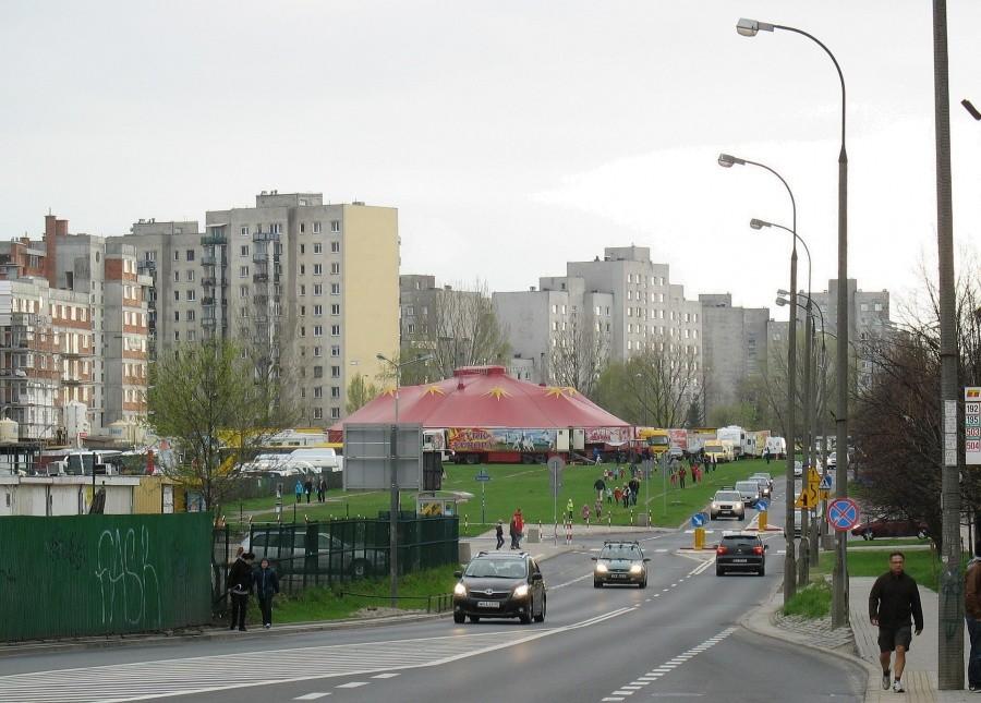Cyrk Europa na ul. Płaskowickiej