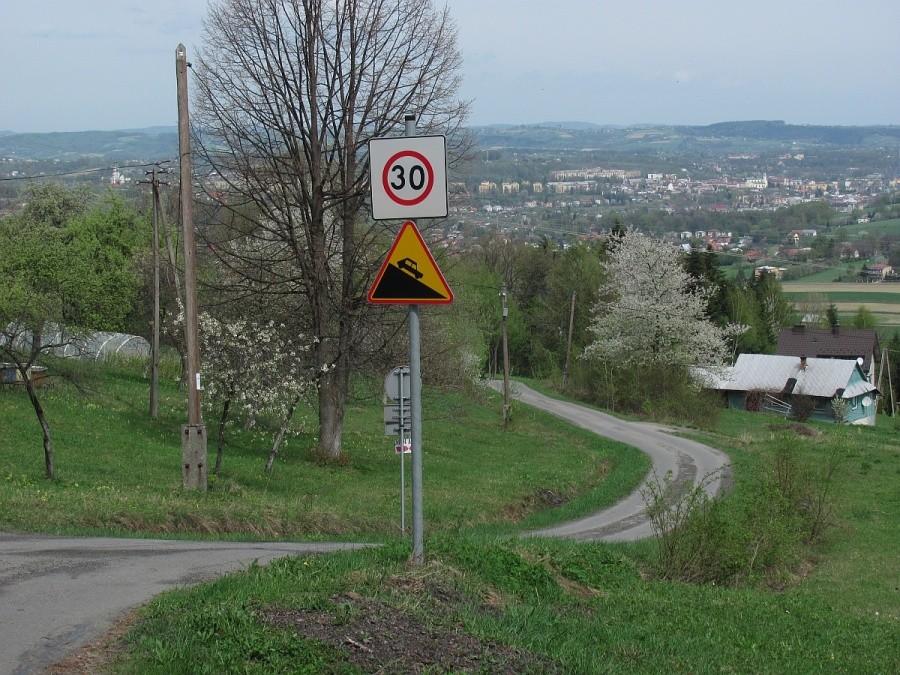 nie, nie wracam na zjazd(w tle Gorlice)