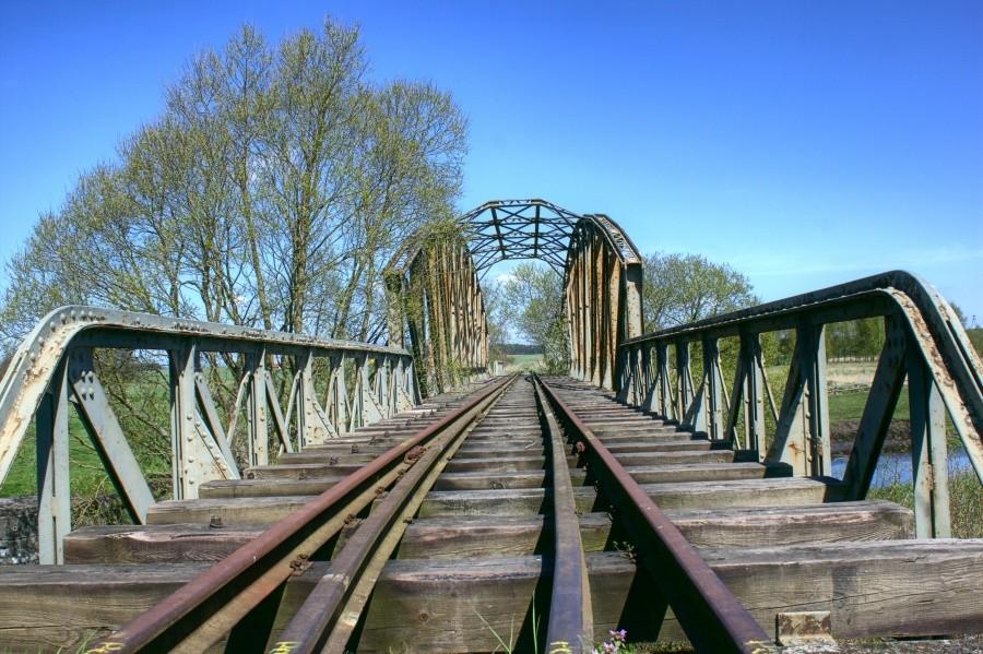żelazny most nad Iną