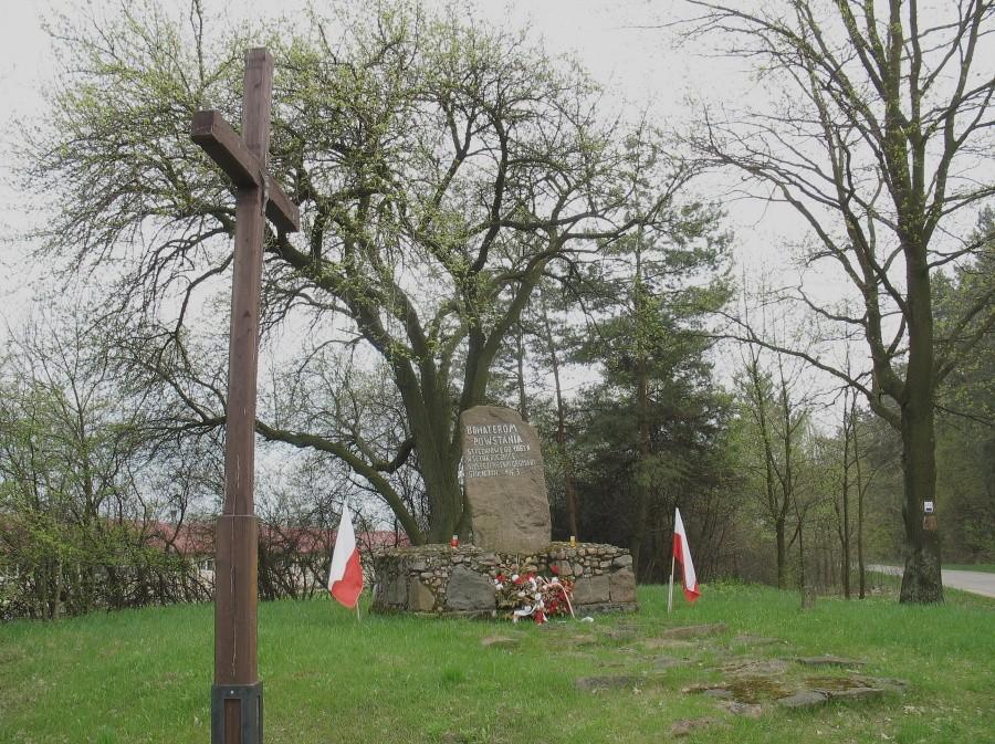 Goździe – kamień powstańców