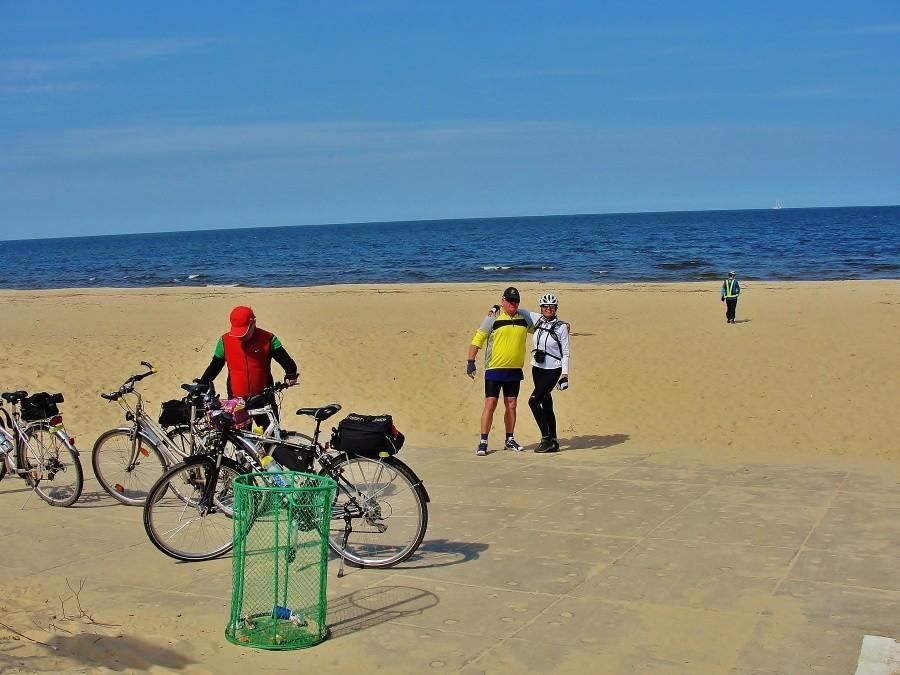 Wpadliśmy też na plażę.