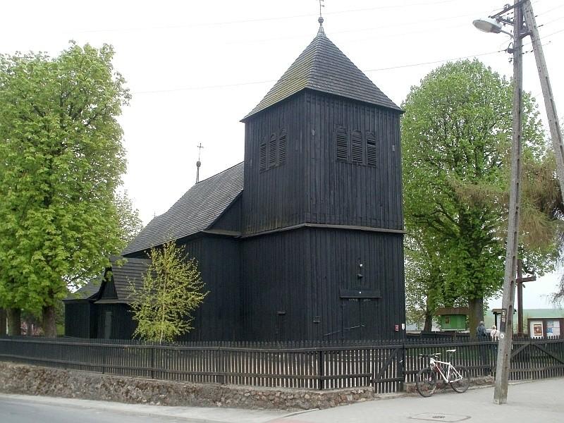 Kiszkowo - drewniany kościół z 1773 roku