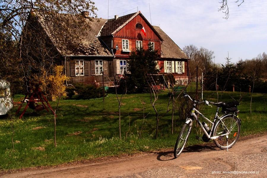 Drewniany dom na kamiennej podmurówce z 1741 r.