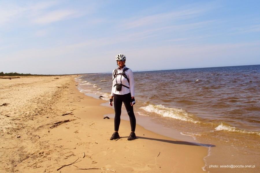 Na plaży - Wyspa Sobieszewska