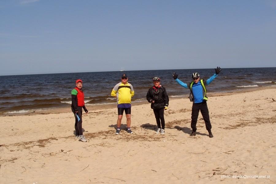 Na plaży - było bardzo zimno