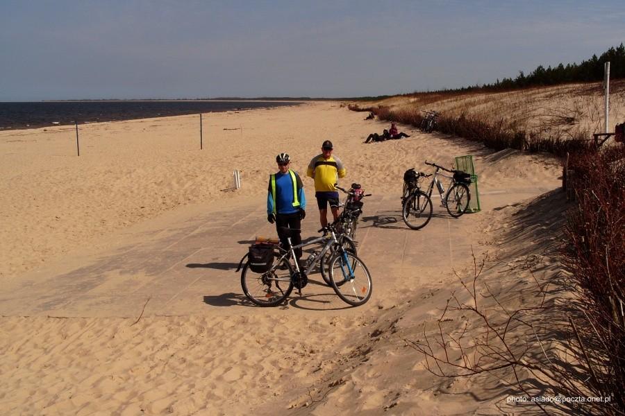 Na plaży - było bardzo zimno