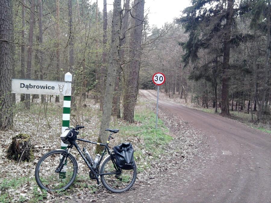 Szutrowy odcinek ze Słupówka do Konstantowa