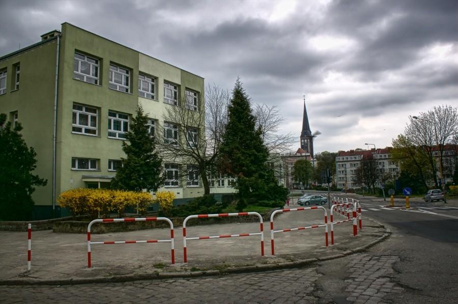 parking przy szkole Podstawowej Nr 5 - miejsce rozpoczęcia trasy