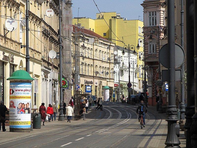 Bydgoszcz - ulica w centrum