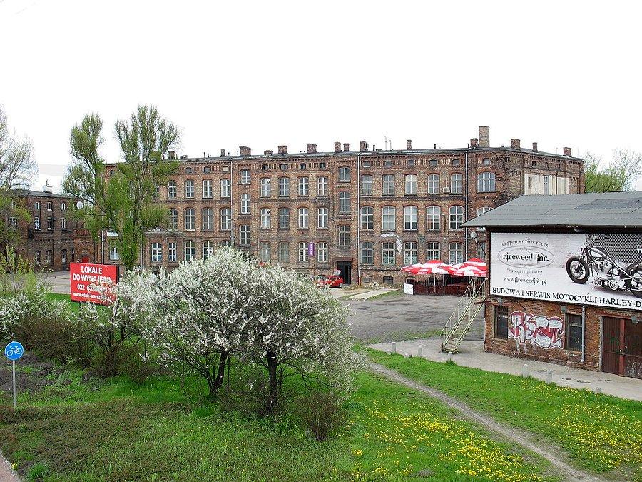 Widok z kładki przy ul. Bema