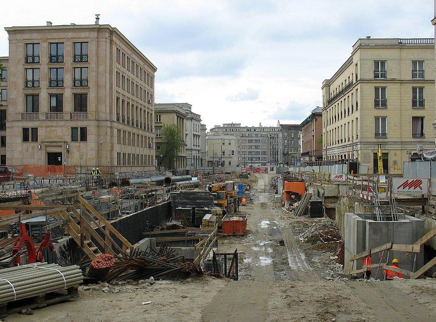 Rozkopana ul. Świętokrzyska