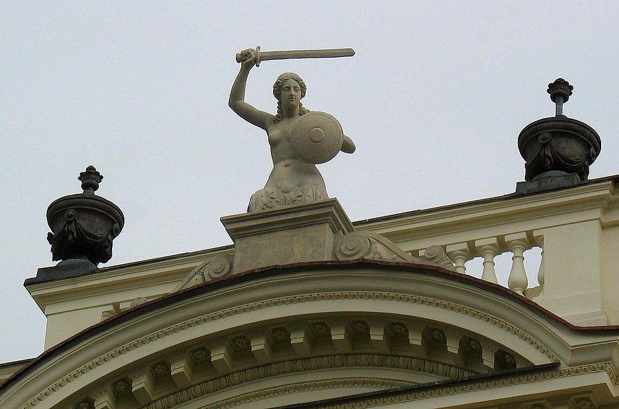 Syrenka z gmachu Towarzystwa Kredytowego Miejskiego