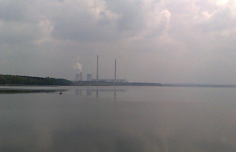 Zamglona elektrownia w Rybniku