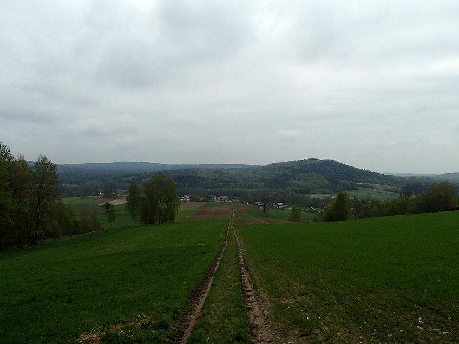 Zjazd w stronę góry Zamkowej