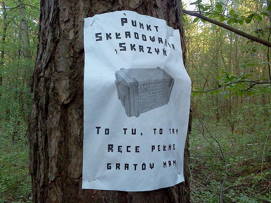 Punkt składowania skrzyń. WTF?!