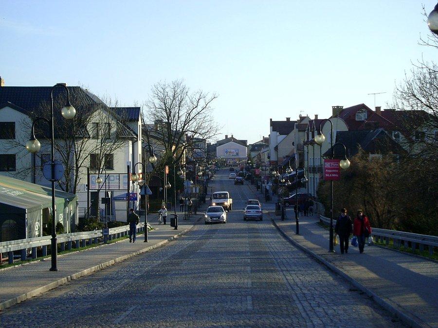 Ulica Mostowa w Augustowie