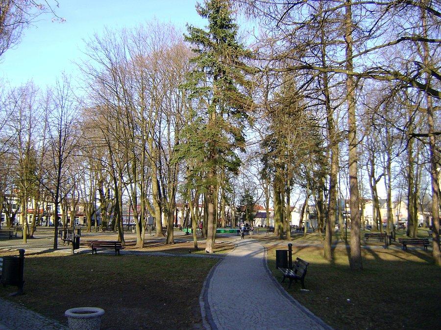 Park w centrum Augustowa