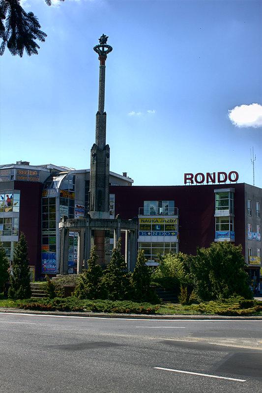 Początek trasy. Plac Wolności w Stargardzie