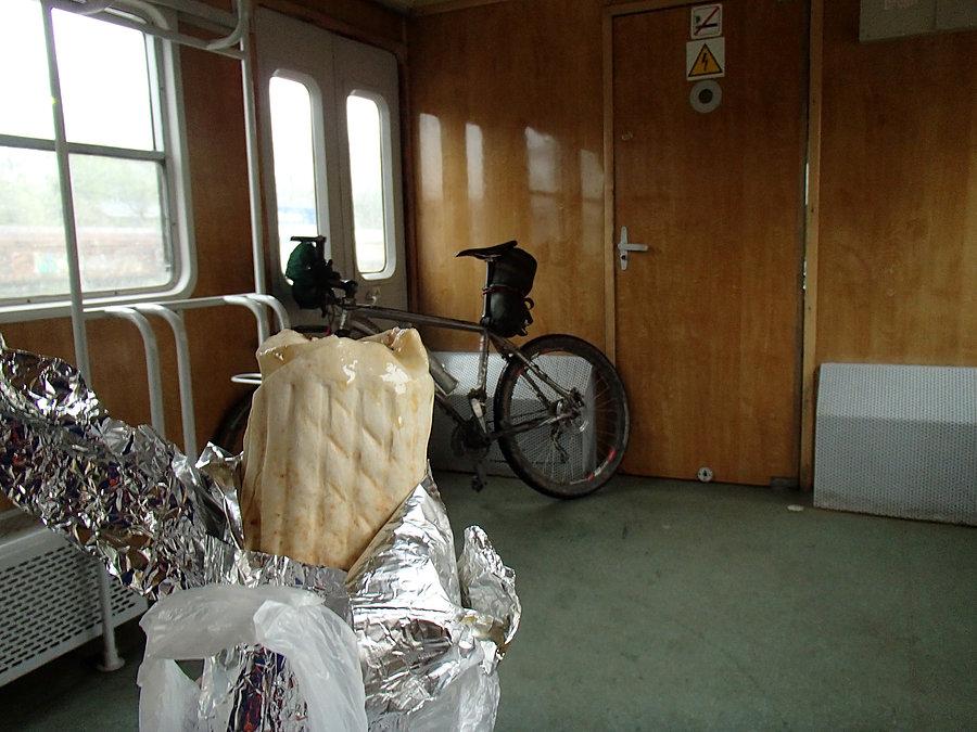 Kebab rowerzystów po udanej wyprawie