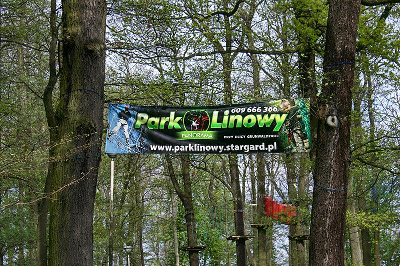 Park linowy w Stargardzie