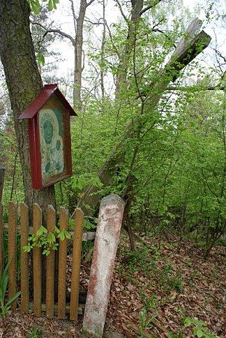 Opadający krzyż na górze Królówka