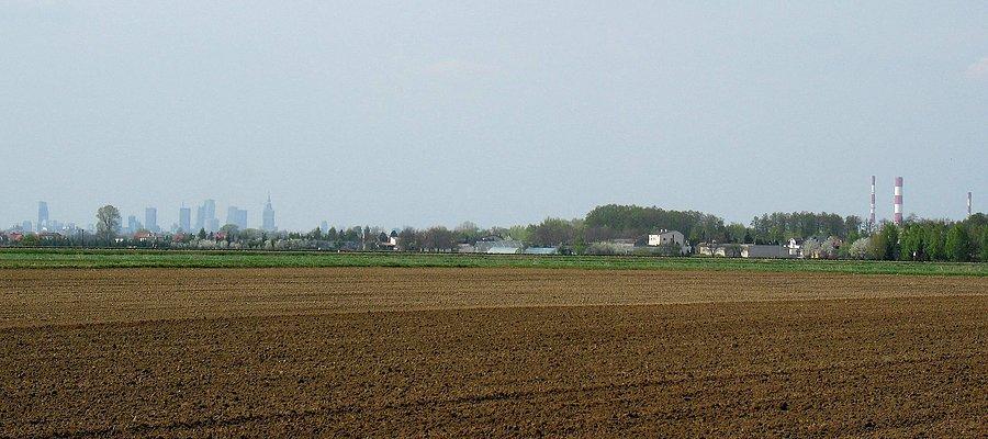 Widok z pól między Bielawą, a Obórkami