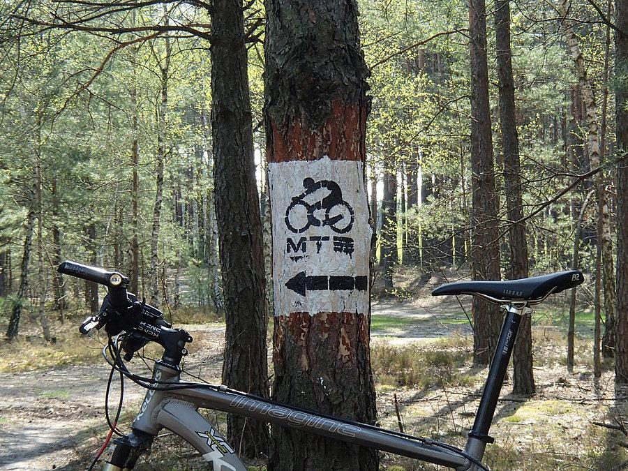 Nowy czarny szlak MTB na Wawrze