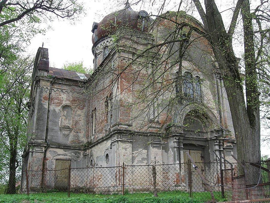 Stary Dzików- cerkiew z początku XVIII wieku