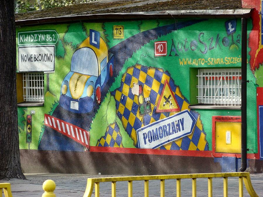 Wycieczka po Szczecinie w poszukiwaniu graffiti i murali. Reklama
